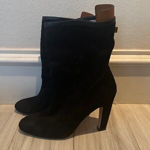 Stuart Weitzman Black Heeled Boots